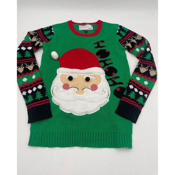 Sweaters - Ugly Christmas Sweater Festive 3D Santa